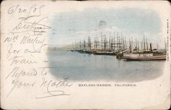 Oakland Harbor California Postcard Postcard Postcard