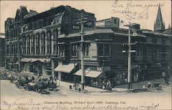 Chemical Building, 18th of April 1906 Oakland, CA Postcard Postcard Postcard