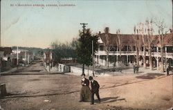 Railroad Avenue Postcard