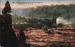 Hydraulic Mining at Dutch Flat, California Postcard