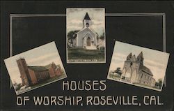 Houses of Worship Roseville, CA Postcard Postcard Postcard