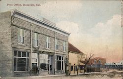 Post Office Roseville, CA Postcard Postcard Postcard