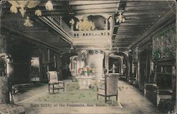 Main Lobby of the Peninsula Postcard