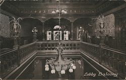 Lobby Balcony, The Peninsula Postcard