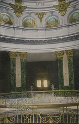 Rotunda, Court House Redwood City, CA Postcard Postcard Postcard