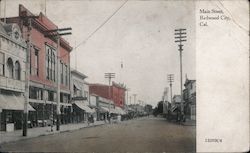 Main Street Redwood City, CA Postcard Postcard Postcard