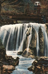 Crystal Falls, Congress Springs Postcard