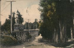 Interurban Trestle Saratoga, CA Postcard Postcard Postcard