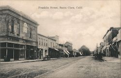 Franklin Street Santa Clara, CA Postcard Postcard Postcard