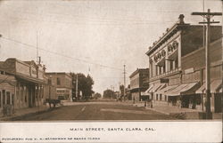 Main Street, Santa Clara Postcard