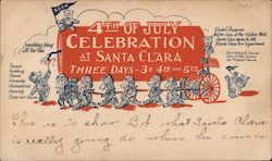 4th of July Celebration at Santa Clara Postcard