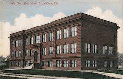 Santa Clara High School California Postcard Postcard Postcard