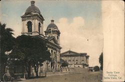 Santa Clara College California Postcard Postcard Postcard