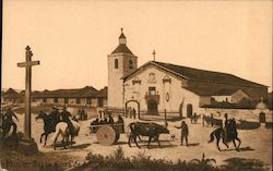 Mission Santa Clara De Assis. California - 1777 Postcard