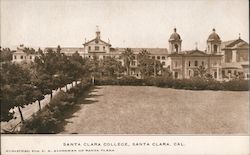 Santa Clara College Postcard