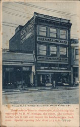 Palo Alto Times Building Postcard