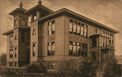 High School Palo Alto, CA Postcard Postcard Postcard