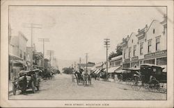 Main Street Mountain View, CA Postcard Postcard Postcard