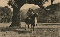 Scene From Salomy Jane With Beatriz Michelena Movie and Television Advertising Postcard Postcard Postcard