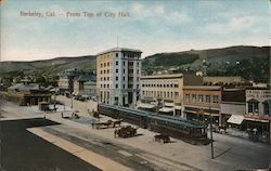 From Top of City Hall Postcard