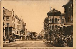 Telegraph Avenue and Bancroft Way, Berkeley Postcard