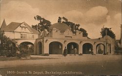 Santa Fe Depot Berkeley, CA Postcard Postcard Postcard