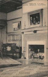 Hall Fireplace A to Zed Postcard