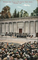 Bohemia Club Concert at the Famous Greek Theatre Postcard