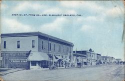 East 14th St. from 96th Ave. Elmhurst Postcard