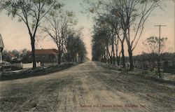 Railroad Avenue - Winter Scene Hayward, CA Postcard Postcard Postcard