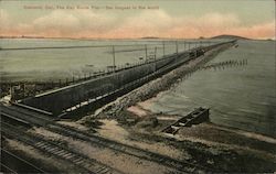 The Key Route Pier - The Longest In The World Postcard