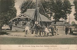 The Circular Swing, Idora Park Postcard