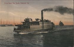 Ferry Boat, Key Route Postcard