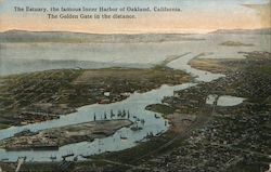 The Estuary, the Famous Inner Harbor of Oakland, California Postcard