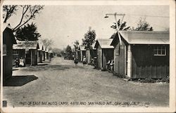 Part of East Bay Auto Camp, 48th and San Pablo Ave. Oakland, CA Postcard Postcard Postcard