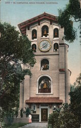 El Campanile, Mills College Oakland, CA Postcard Postcard Postcard