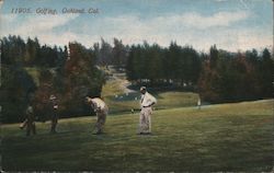 Golfing Postcard