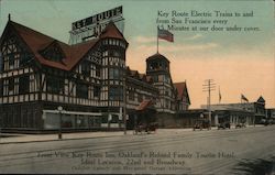 Key Route Inn Electric Trains to Postcard