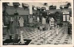 Roof Garden Sports Shop, H.C. Capwell Company Oakland, CA Postcard Postcard Postcard