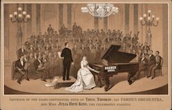 Decker Brothers' Grand, Square and Upright Pianos Trade Card