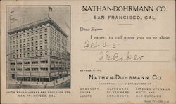 Nathan-Dohrmann Company San Francisco, CA Postcard Postcard Postcard