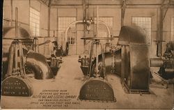 Compressor Room, Potrero Gas Works Postcard