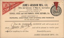 James Graham Mfg. Co. Postcard