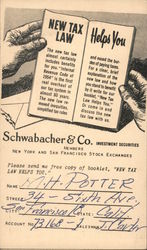 Schwabacher & Co., Investment Securities Postcard