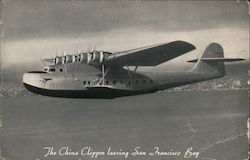 The China Clipper Leaving San Francisco Bay Postcard