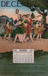 December - Holm Millinery San Francisco, CA Calendars Postcard Postcard Postcard