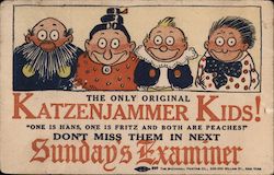 Katzenjammer Kids San Francisco, CA Cartoons Postcard Postcard Postcard