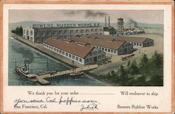 Bowers Rubber Works San Francisco, CA Postcard Postcard Postcard