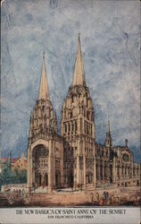 The New Basilica of Saint Anne of the Sunset Postcard