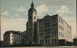 St. Boniface Church, School and Monastery Postcard